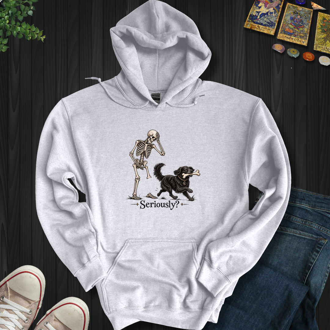 Seriously- Hooded Sweatshirt