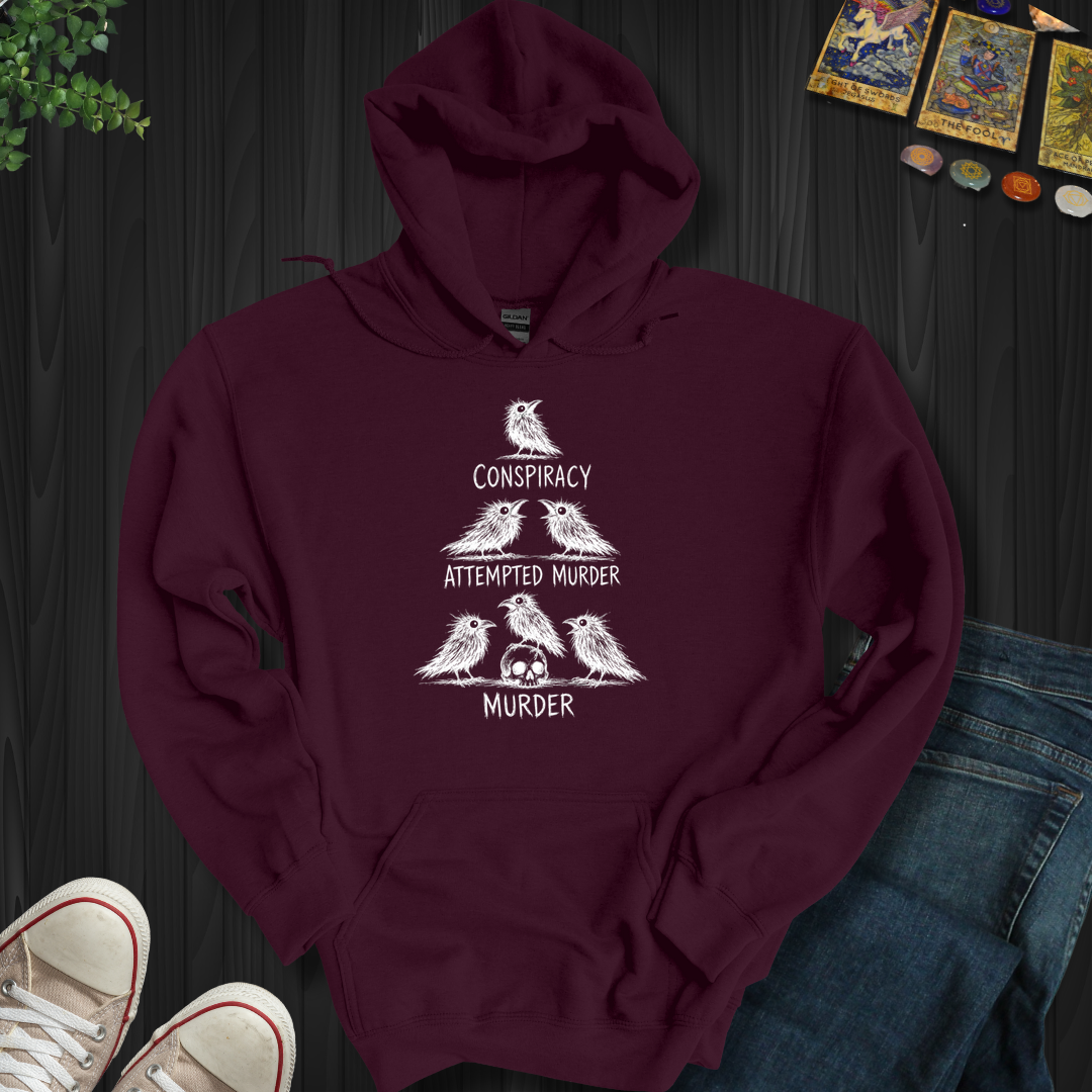 Conspiracy- Hooded Sweatshirt