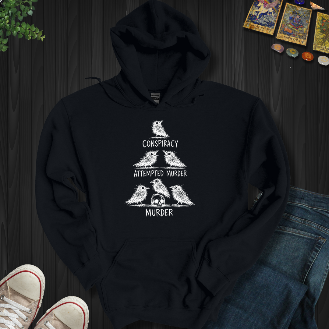 Conspiracy- Hooded Sweatshirt
