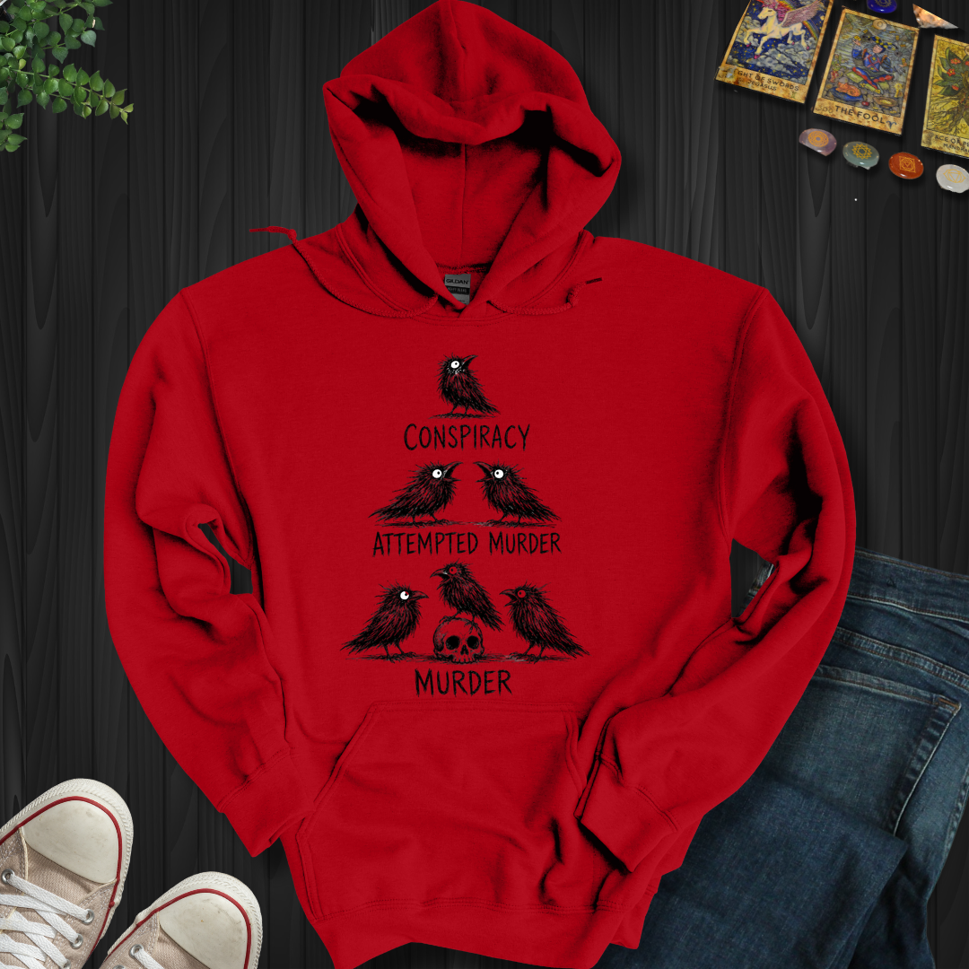 Conspiracy- Hooded Sweatshirt