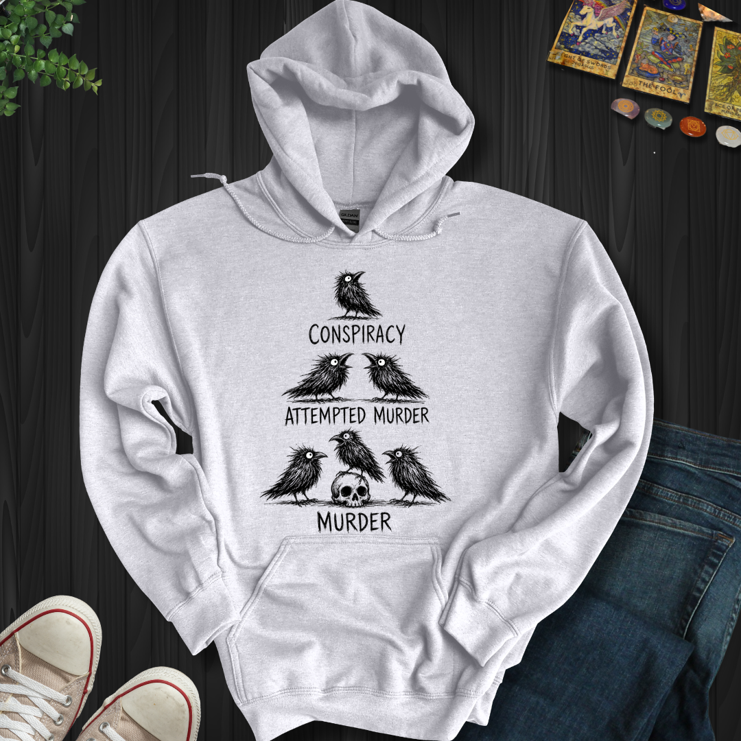 Conspiracy- Hooded Sweatshirt