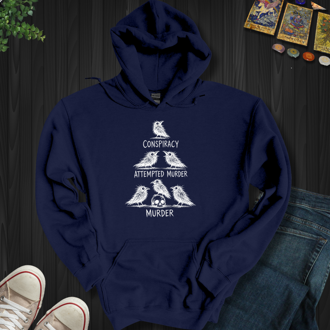 Conspiracy- Hooded Sweatshirt