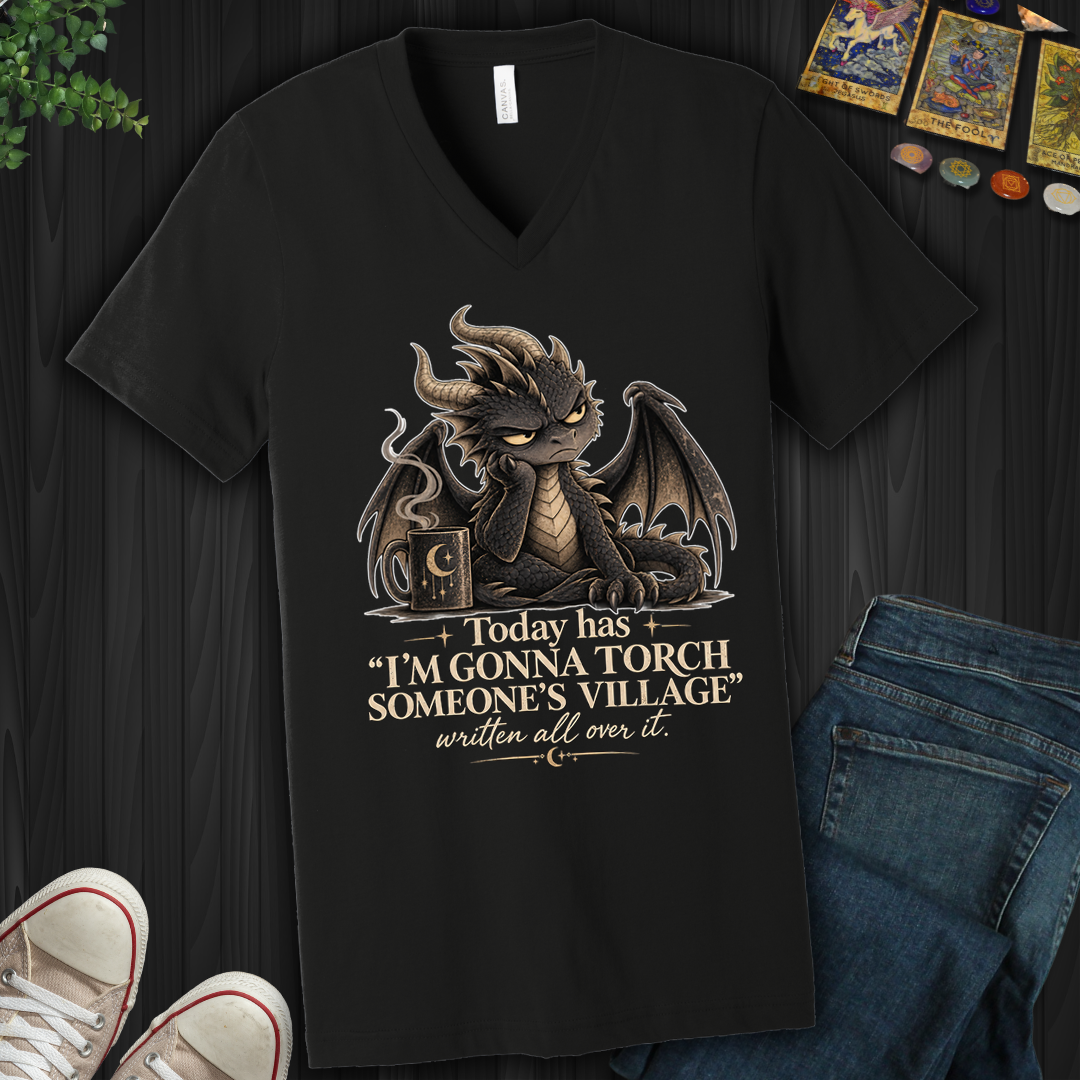 Gonna Torch Someones Village- V-Neck