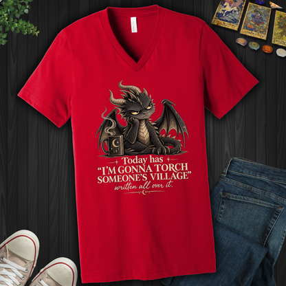 Gonna Torch Someones Village- V-Neck