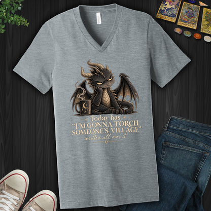 Gonna Torch Someones Village- V-Neck