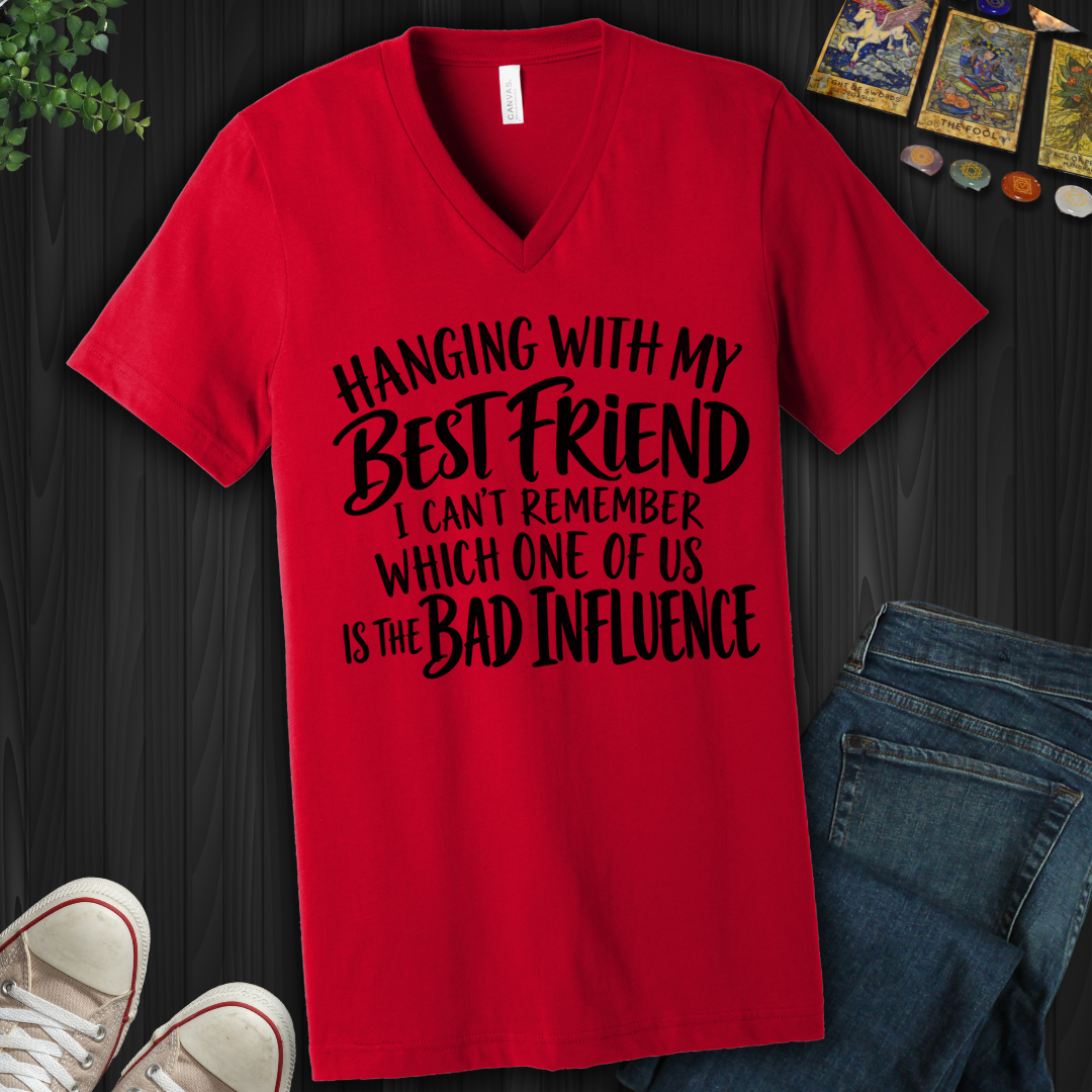Hanging With My Best Friend- V-Neck