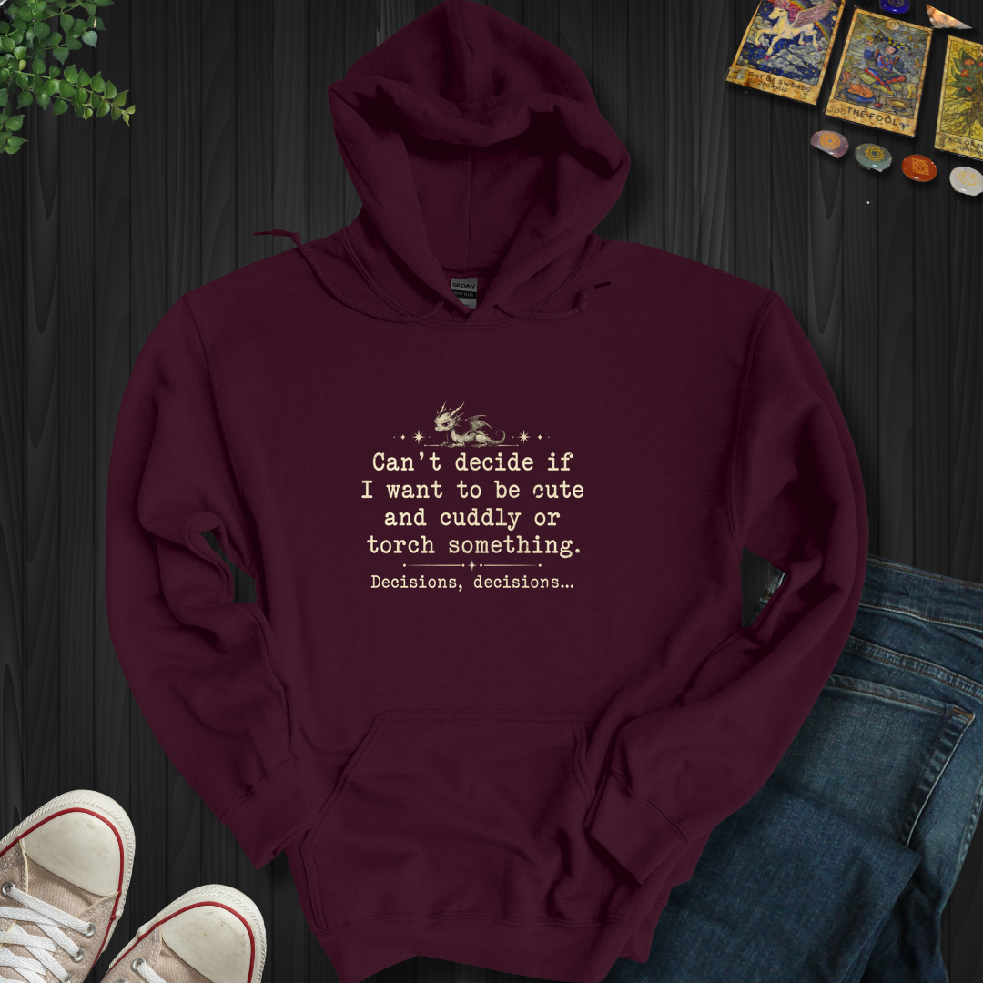 Decisions Decisions- Hooded Sweatshirt