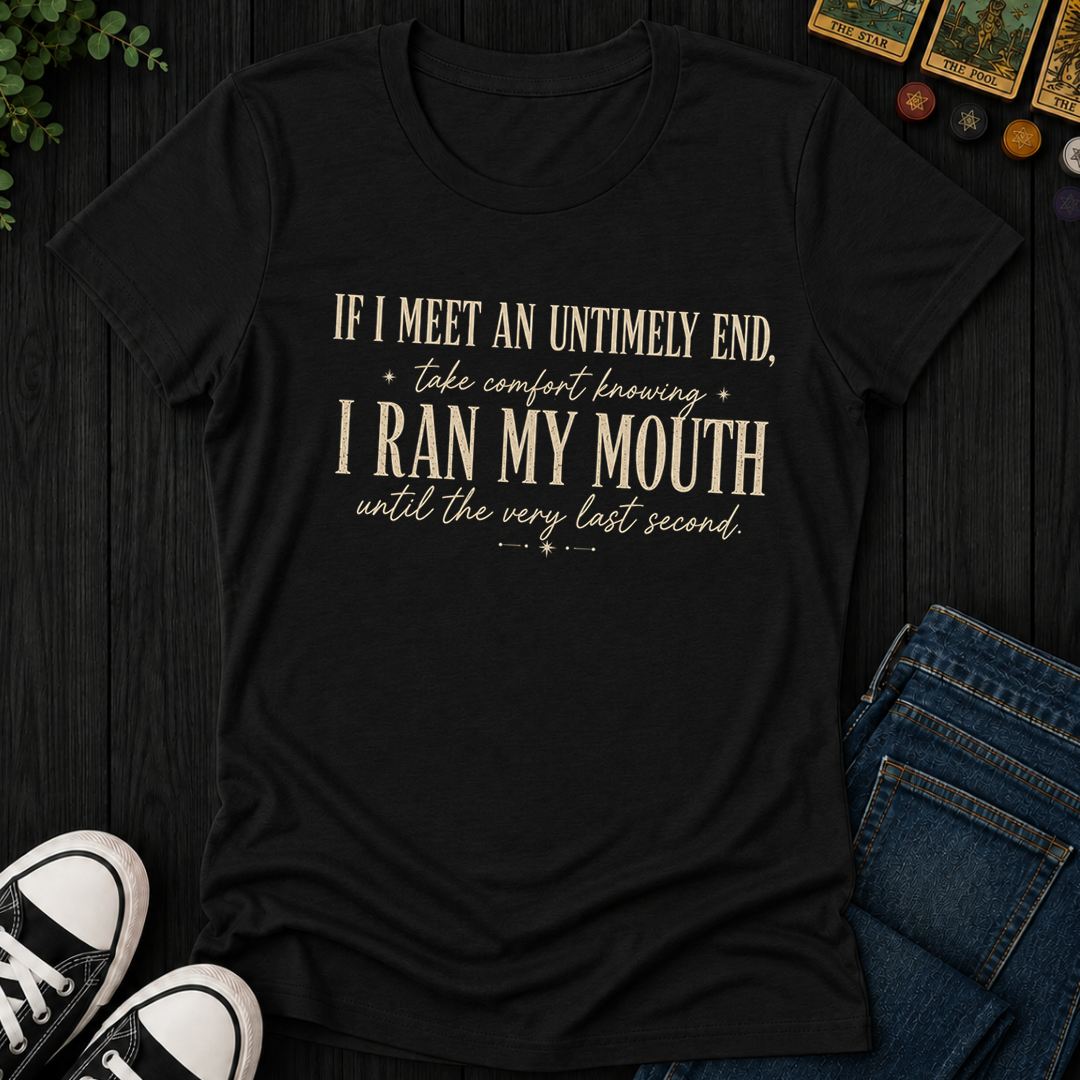 Ran My Mouth- Women's Fitted Tee