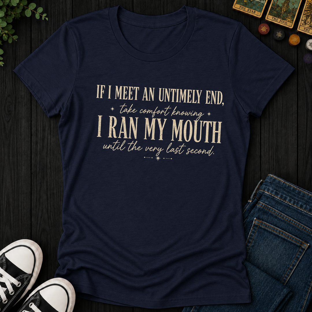 Ran My Mouth- Women's Fitted Tee