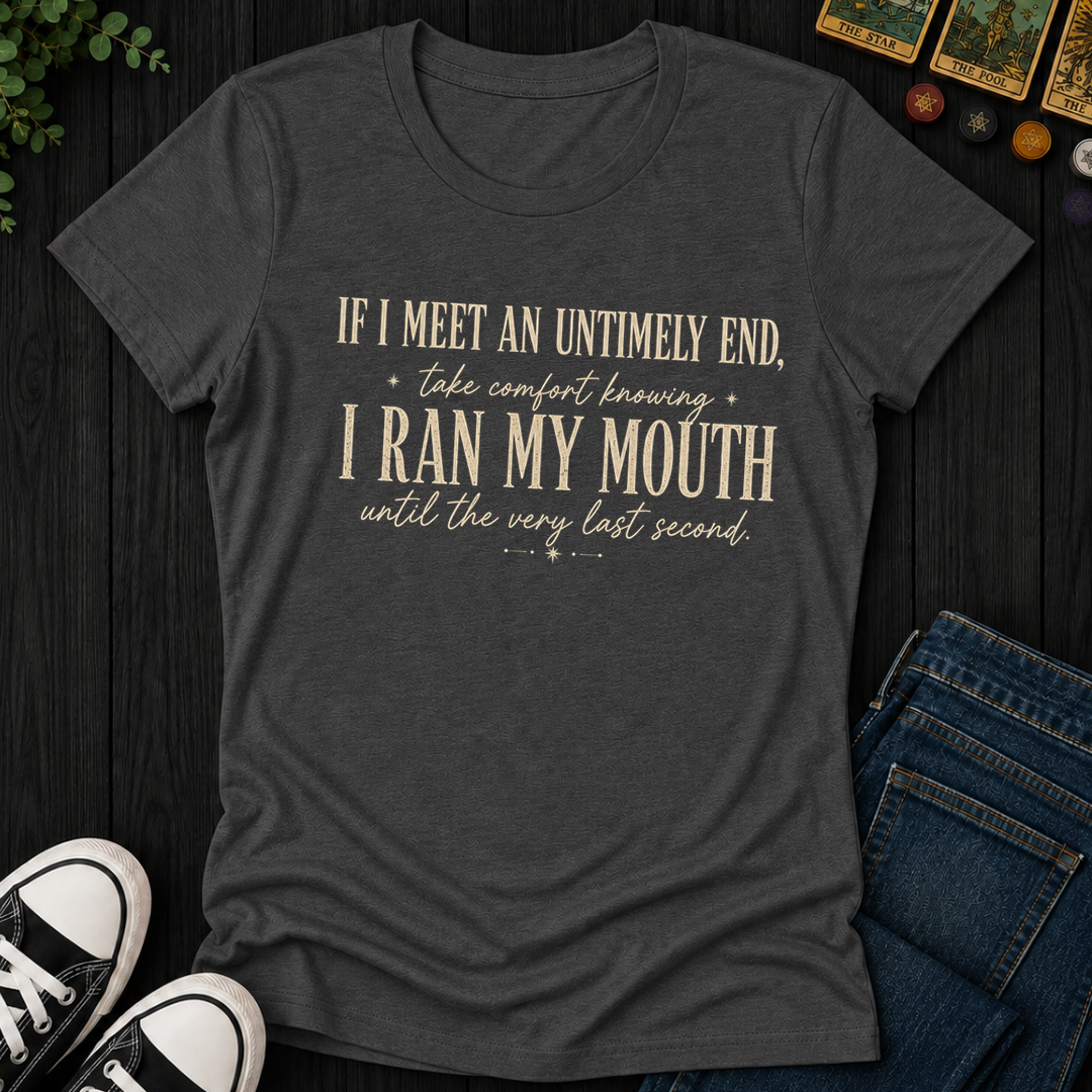 Ran My Mouth- Women's Fitted Tee