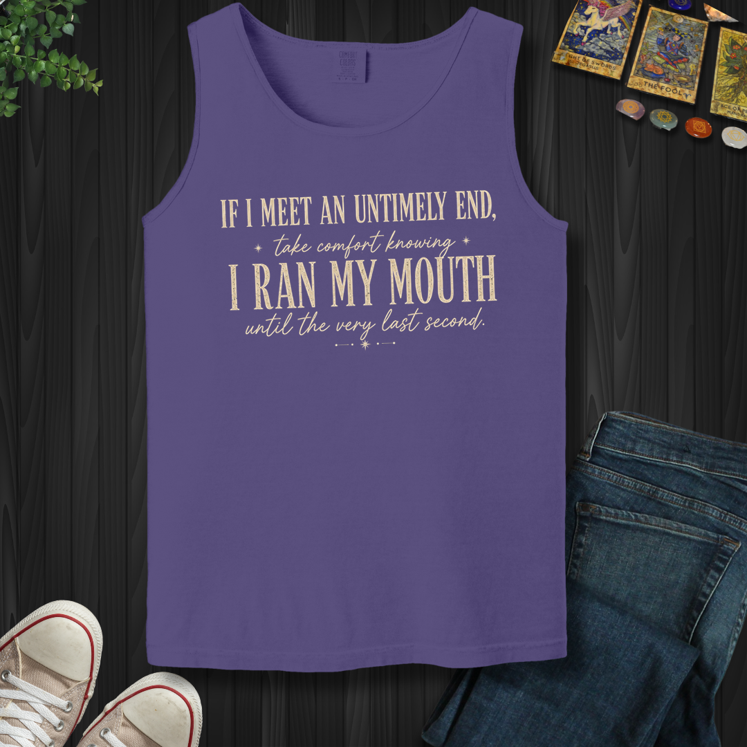 Ran My Mouth- Tank Top