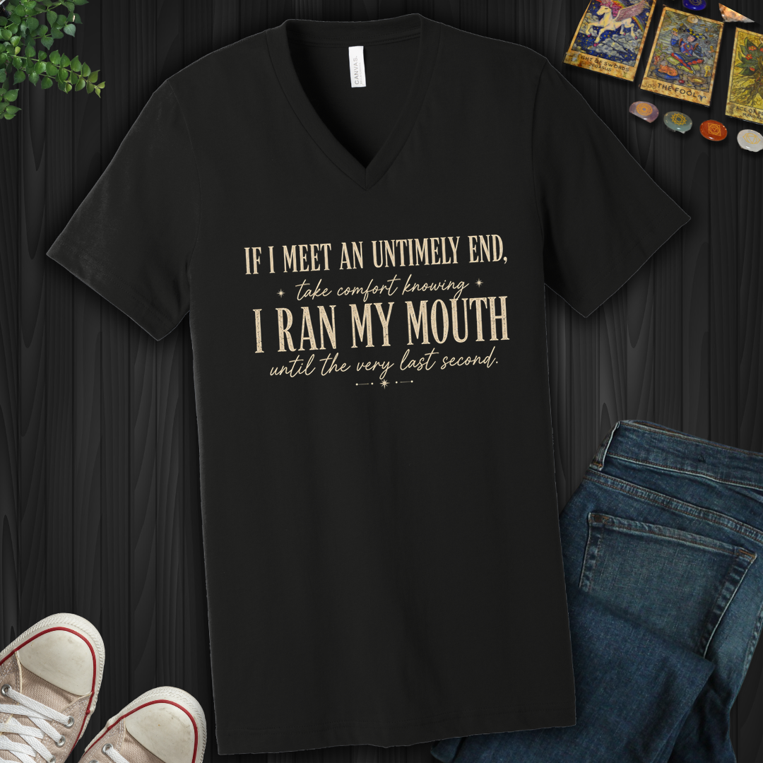 Ran My Mouth- V-Neck