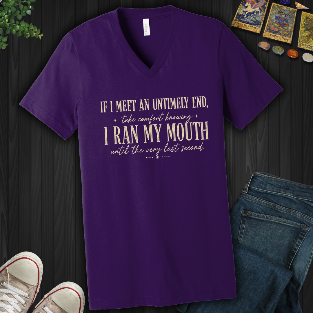 Ran My Mouth- V-Neck