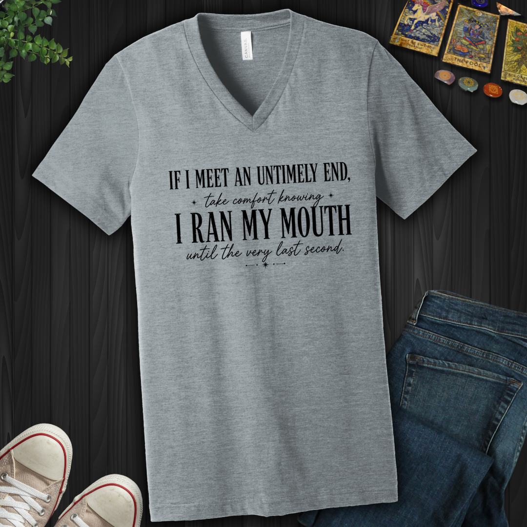 Ran My Mouth- V-Neck