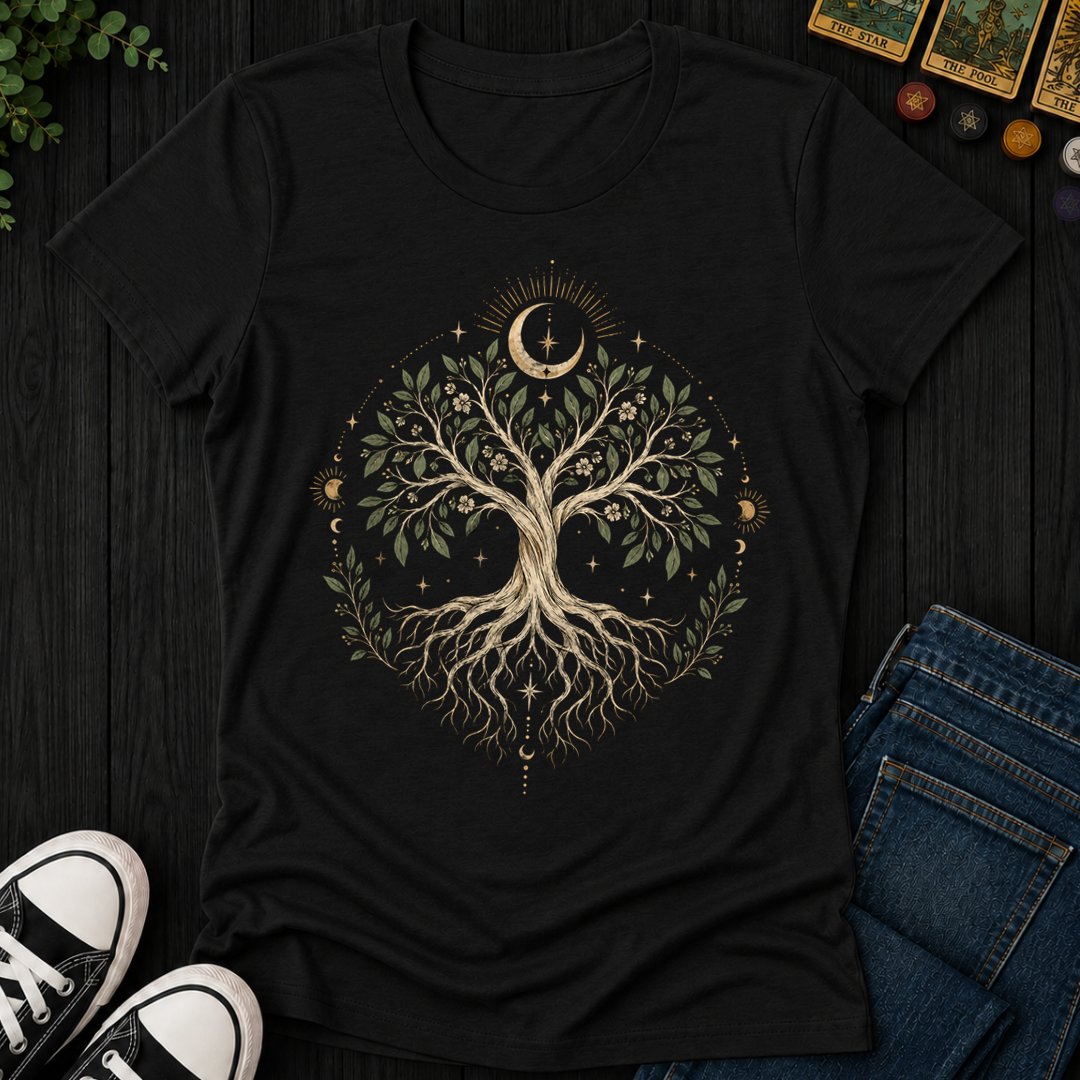 Boho Tree Of Life- Women's Fitted Tee