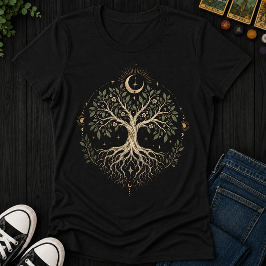 Boho Tree Of Life- Women's Fitted Tee
