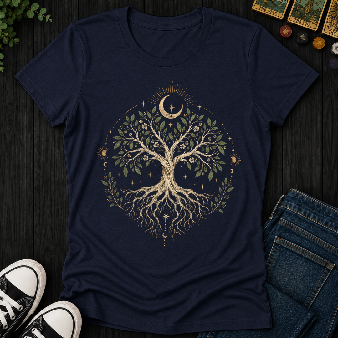 Boho Tree Of Life- Women's Fitted Tee