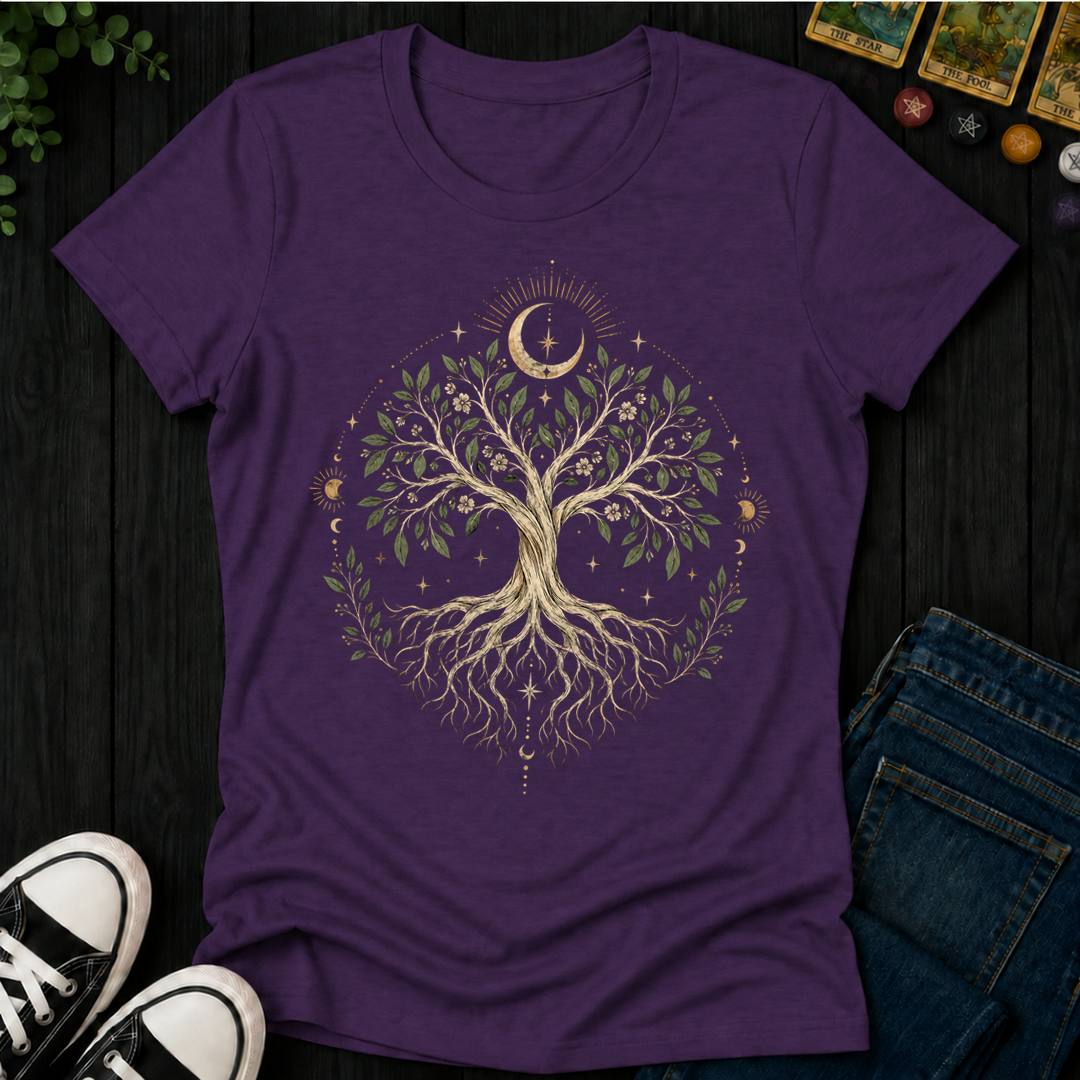 Boho Tree Of Life- Women's Fitted Tee