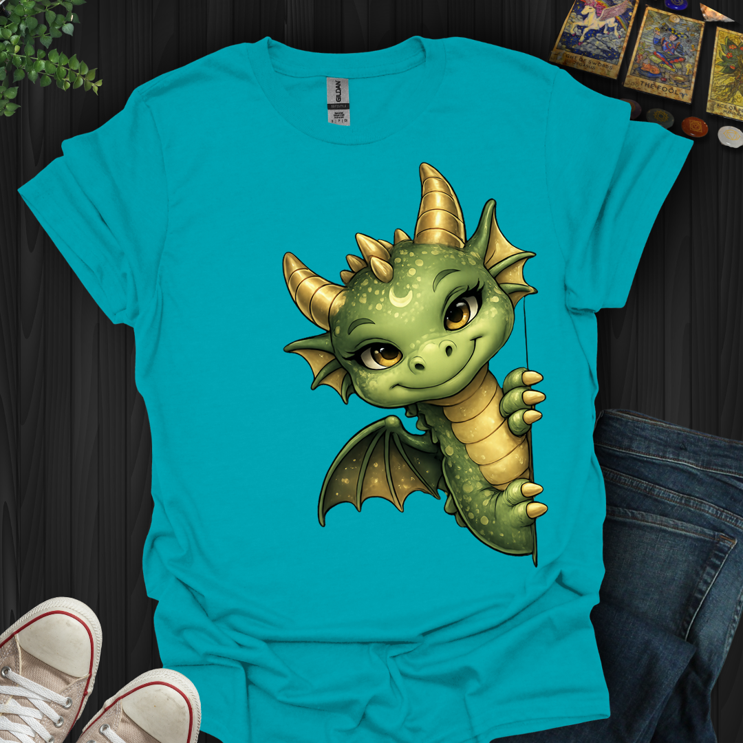 Peekaboo Dragon- T-Shirt