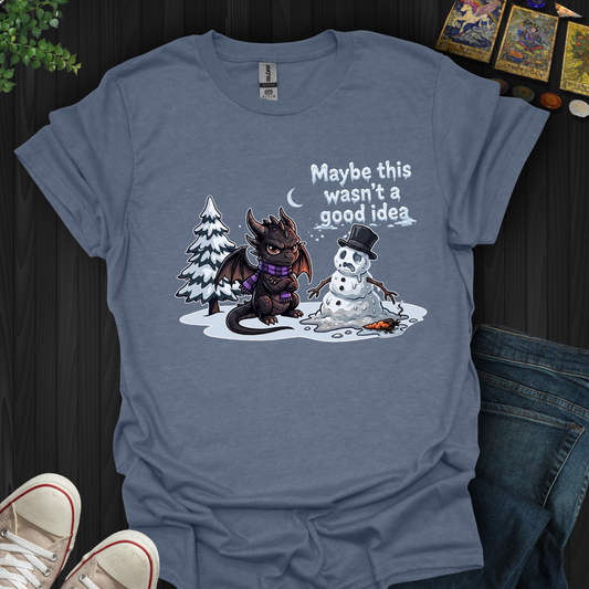 Dragon Snowman- T-Shirt