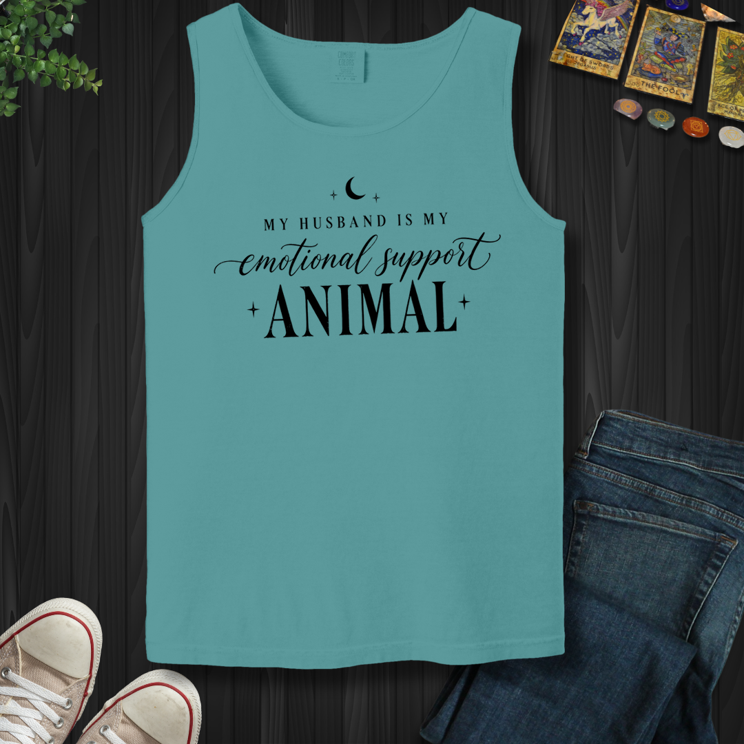My Husband Is My Support Animal- Tank Top