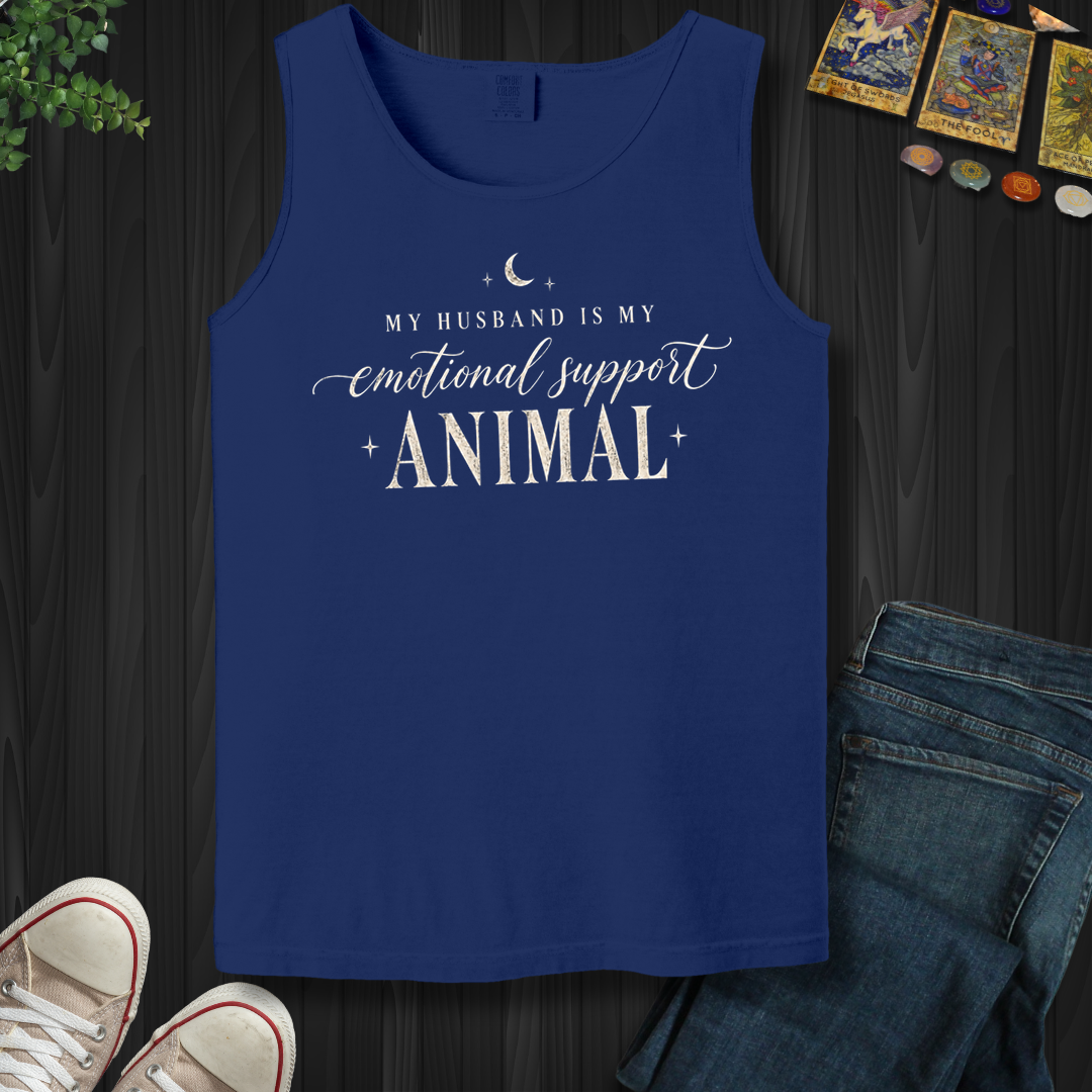 My Husband Is My Support Animal- Tank Top