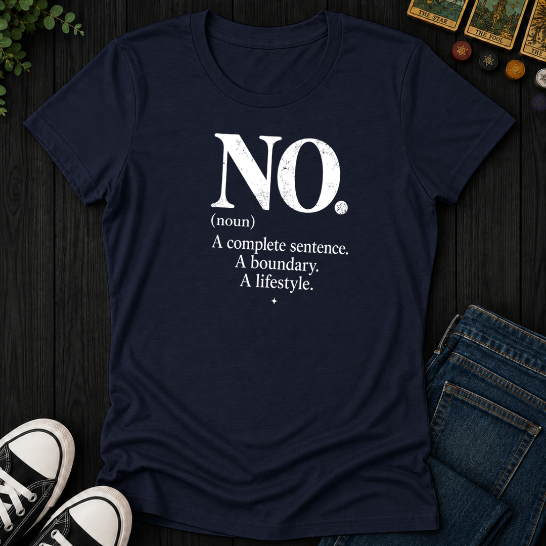 Complete Sentence- Women's Fitted Tee