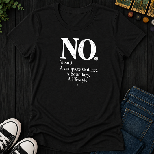 Complete Sentence- Women's Fitted Tee