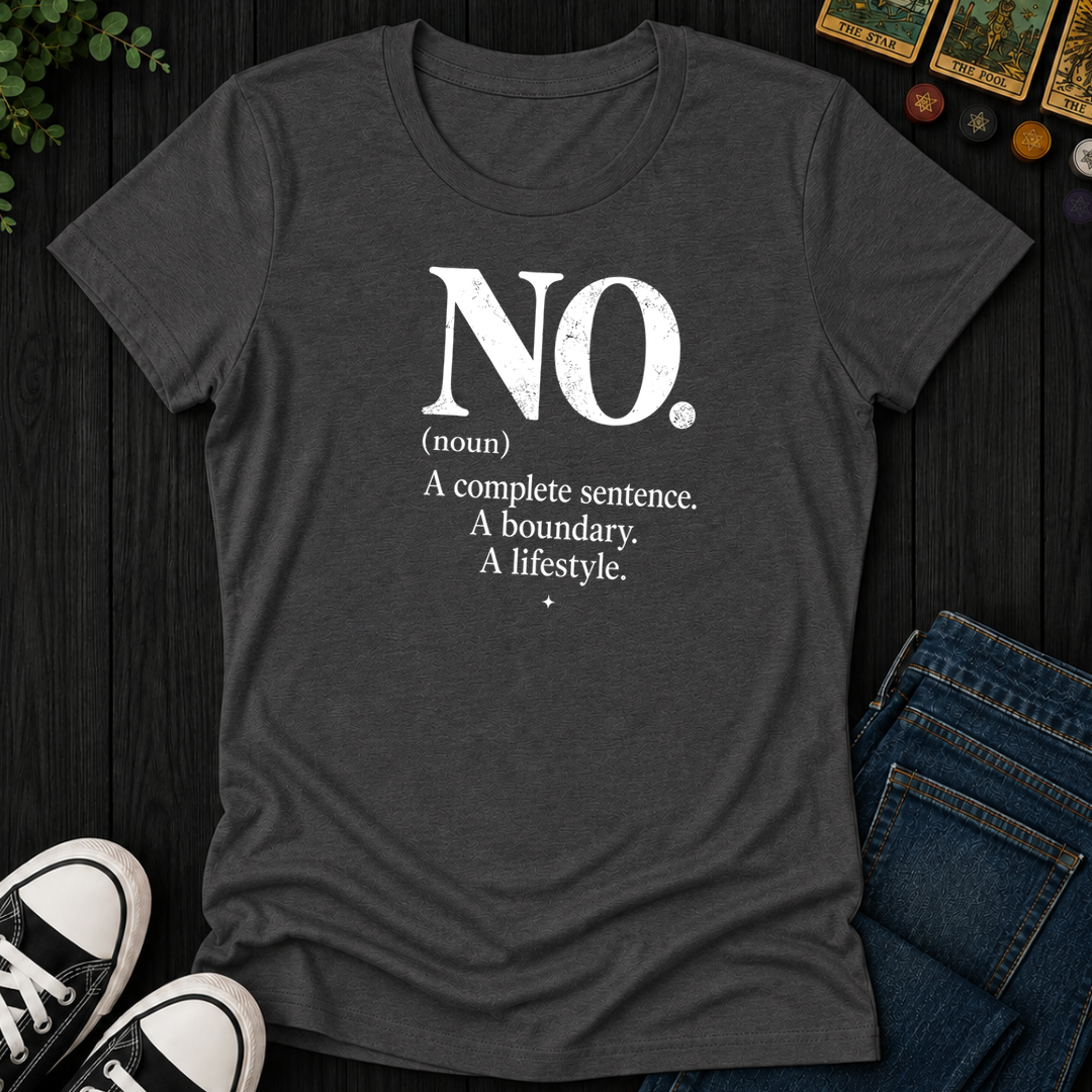 Complete Sentence- Women's Fitted Tee