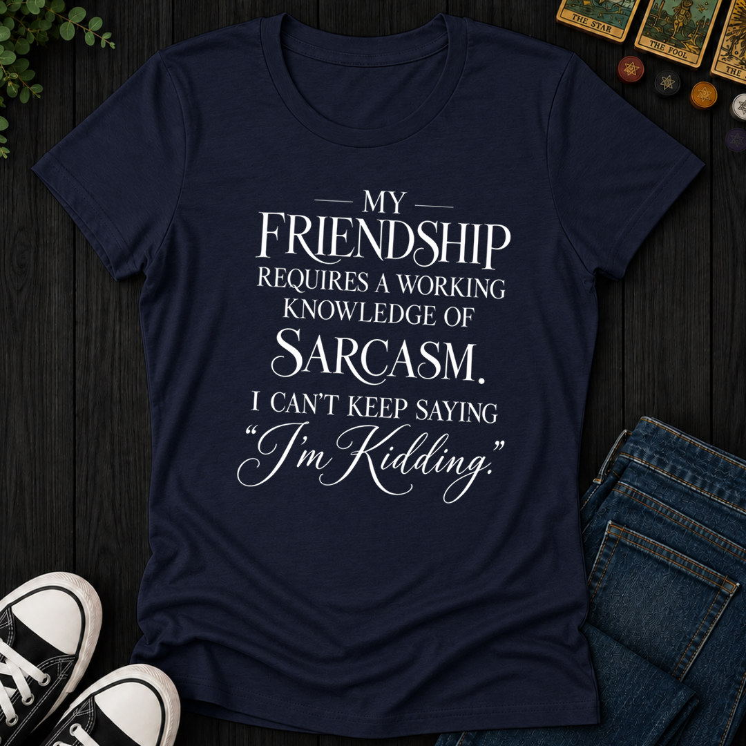 Working Knowledge Of Sarcasm- Women's Fitted Tee