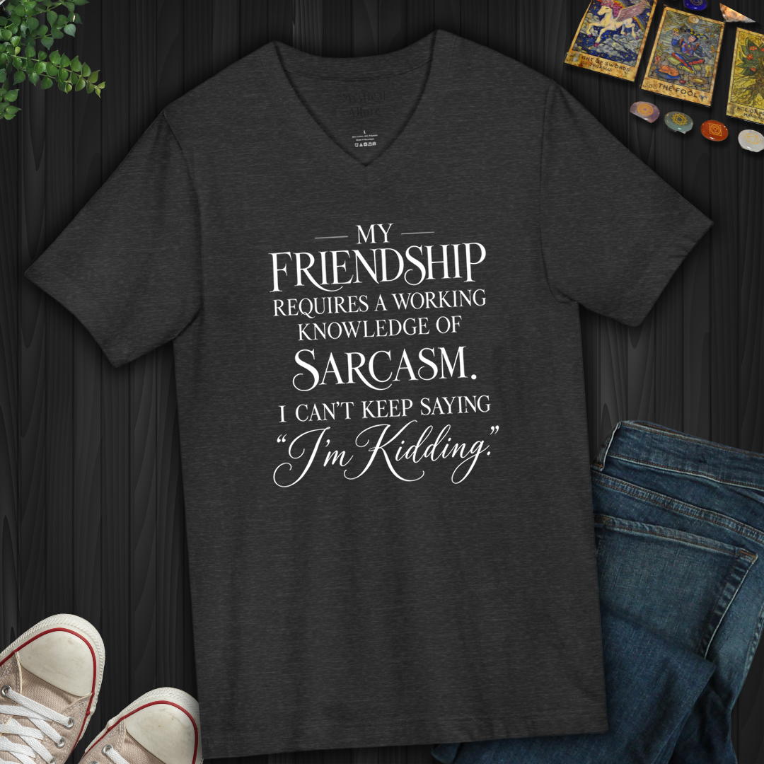 Working Knowledge Of Sarcasm- V-Neck