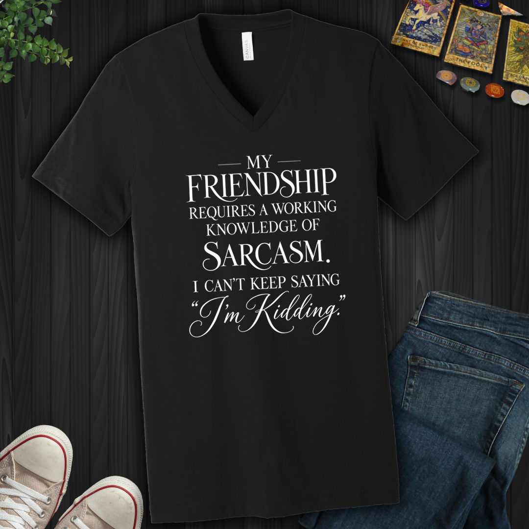 Working Knowledge Of Sarcasm- V-Neck
