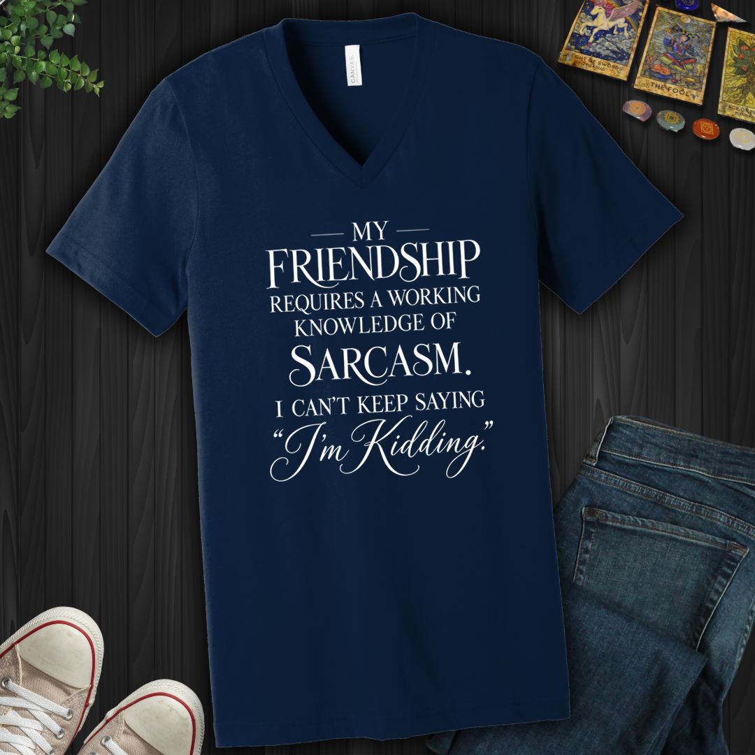 Working Knowledge Of Sarcasm- V-Neck