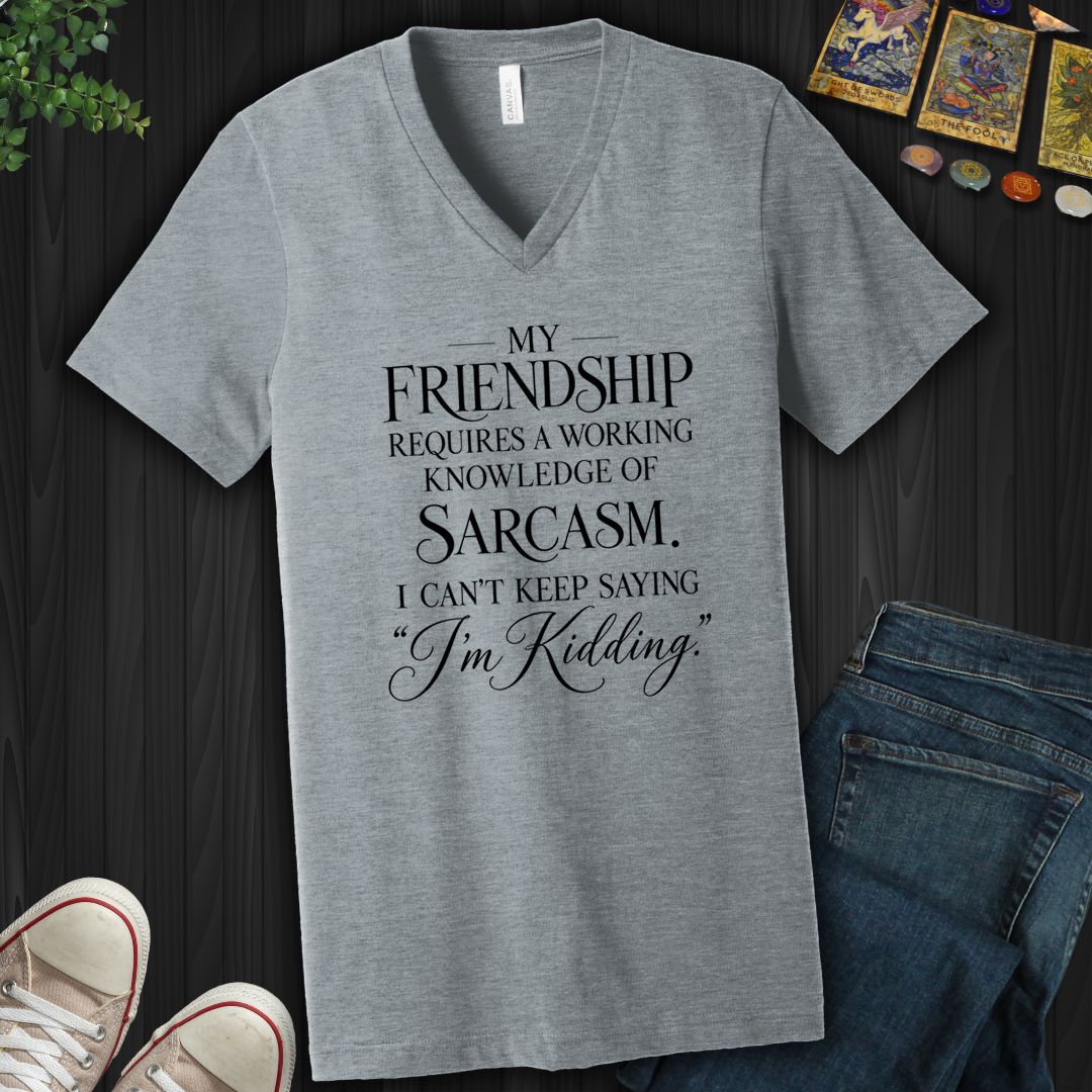 Working Knowledge Of Sarcasm- V-Neck