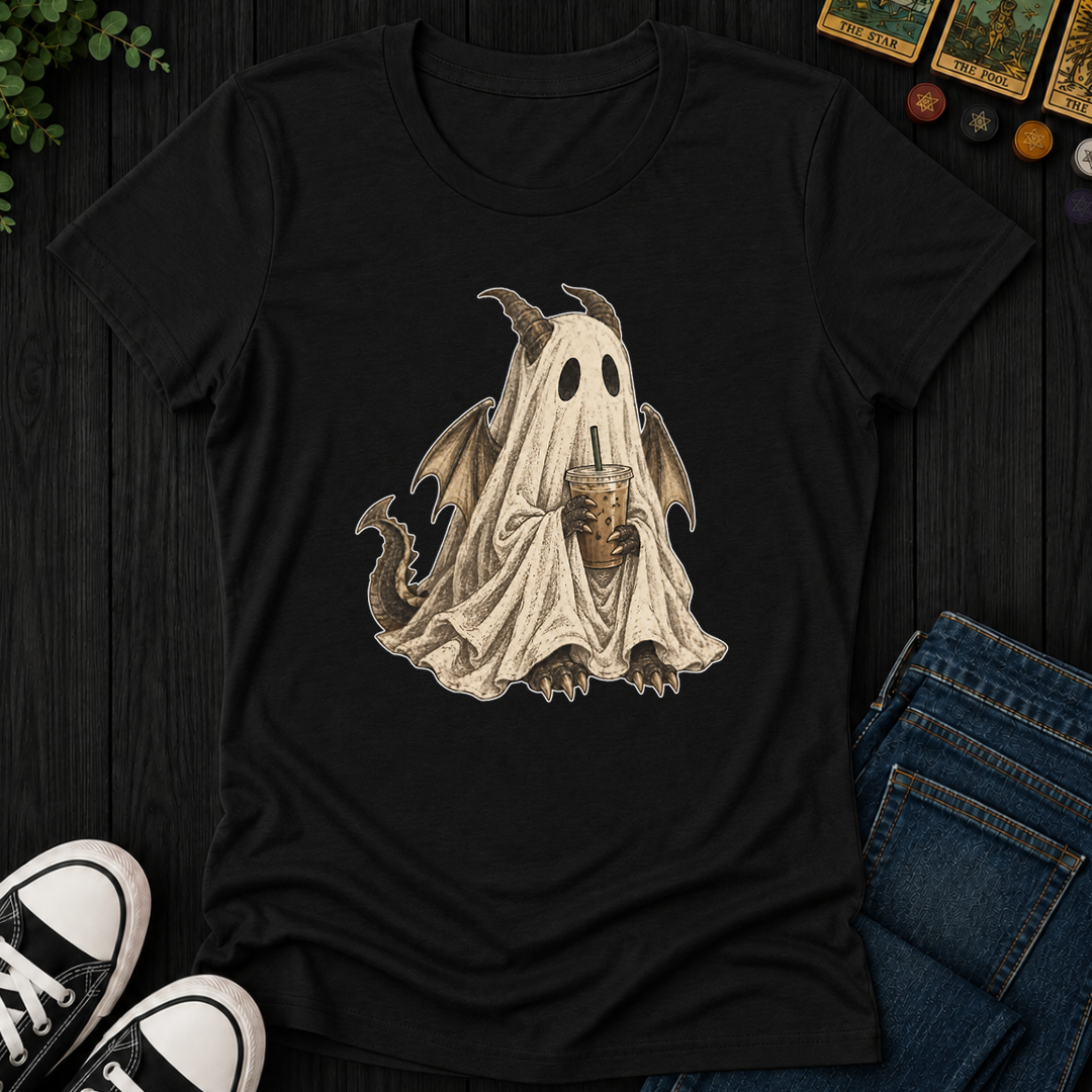 Ghost Dragon- Women's Fitted Tee