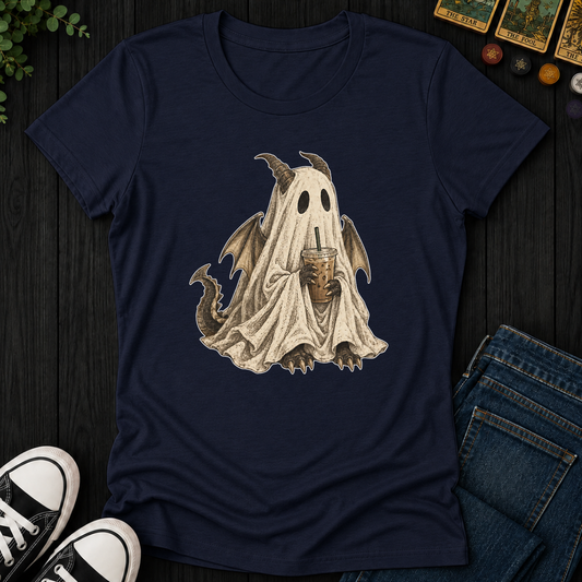 Ghost Dragon- Women's Fitted Tee