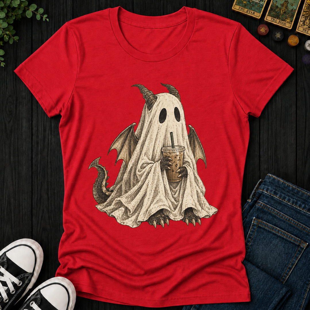 Ghost Dragon- Women's Fitted Tee