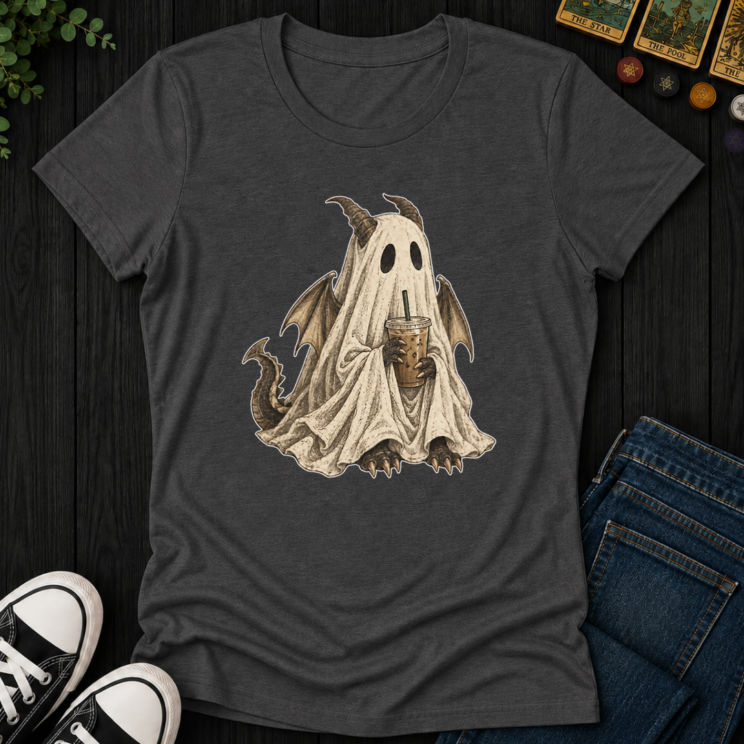 Ghost Dragon- Women's Fitted Tee