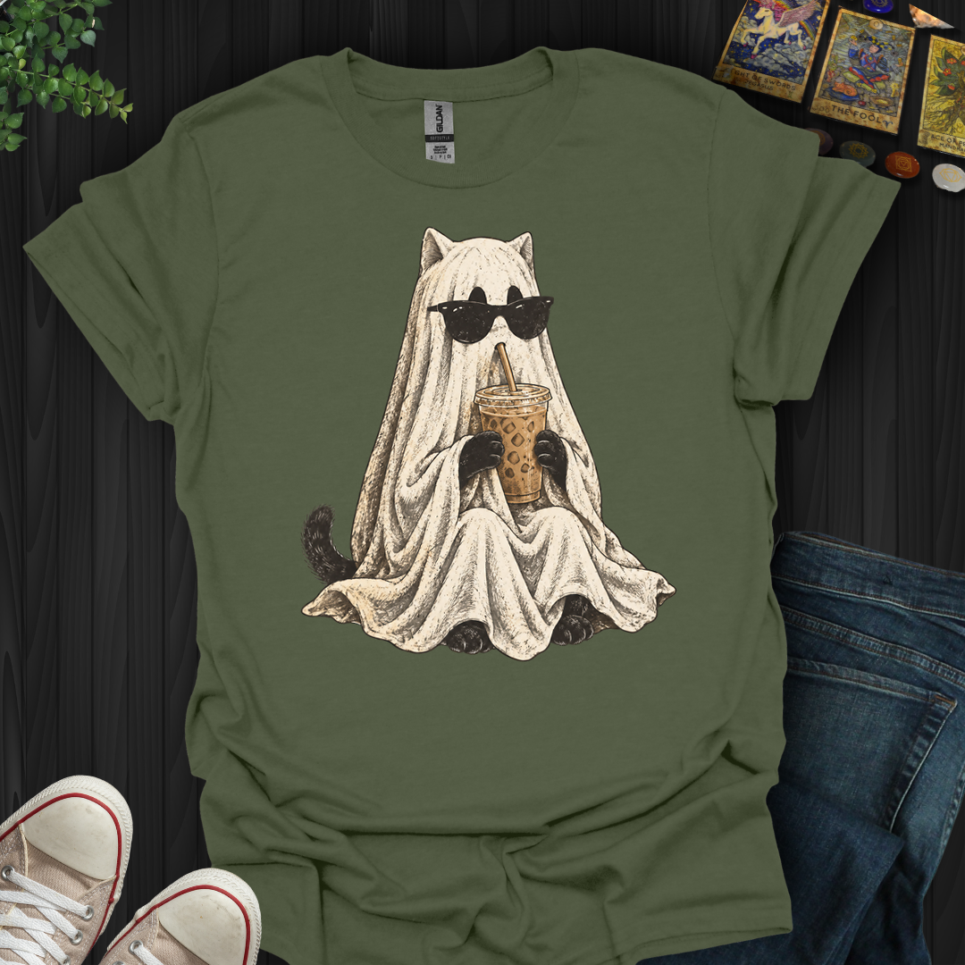 Ghost Cat- T-Shirt