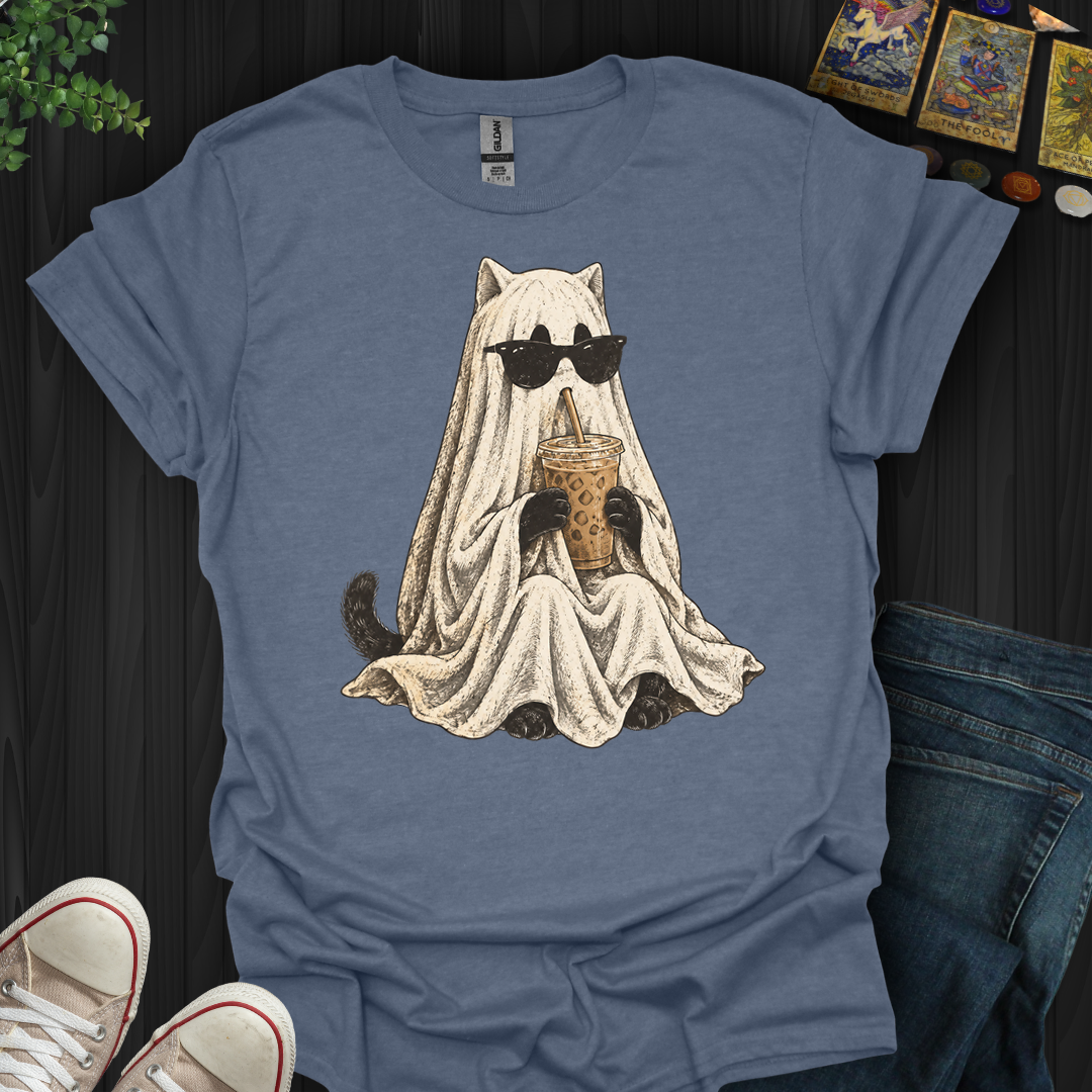 Ghost Cat- T-Shirt