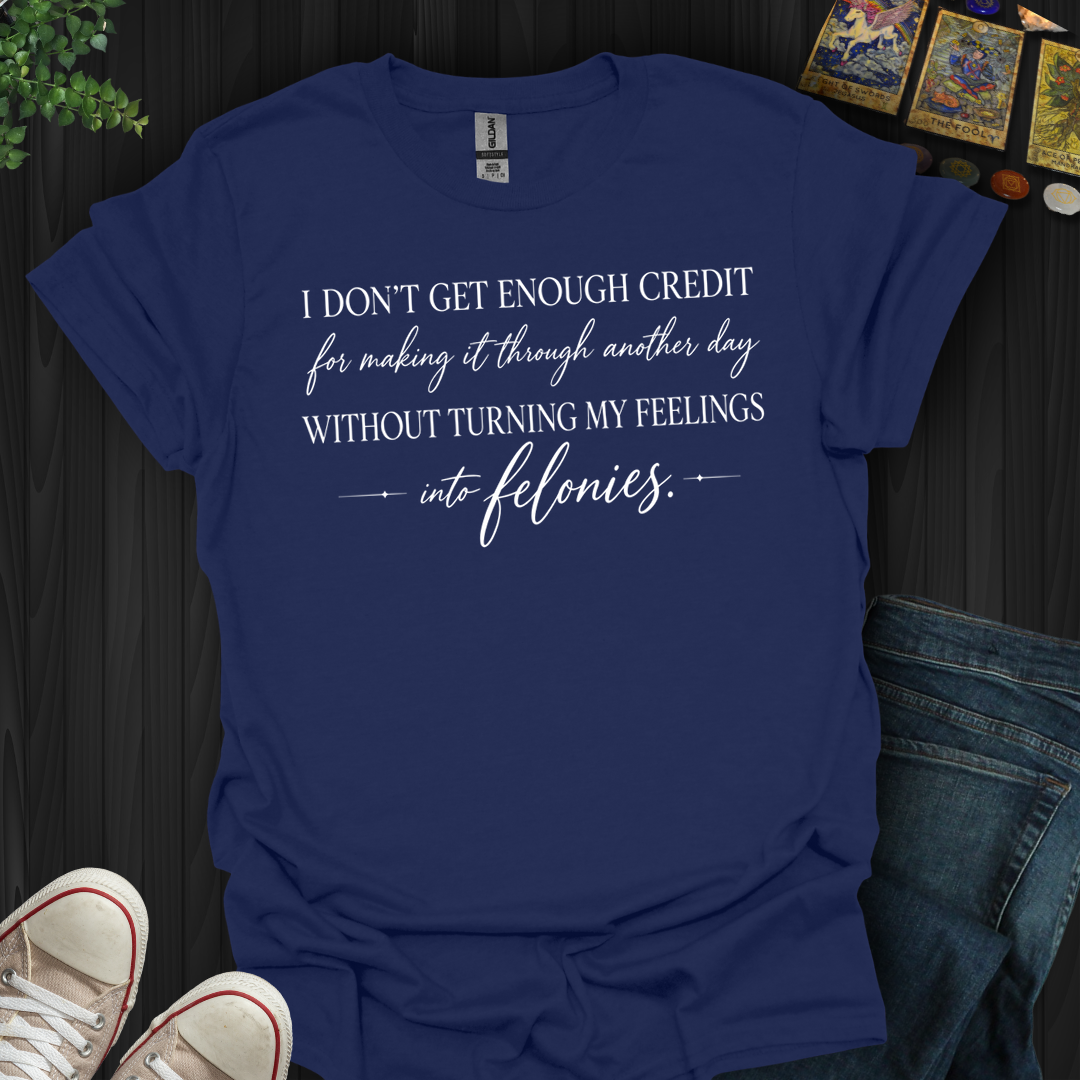 Turning My Feelings Into Felonies- T-Shirt