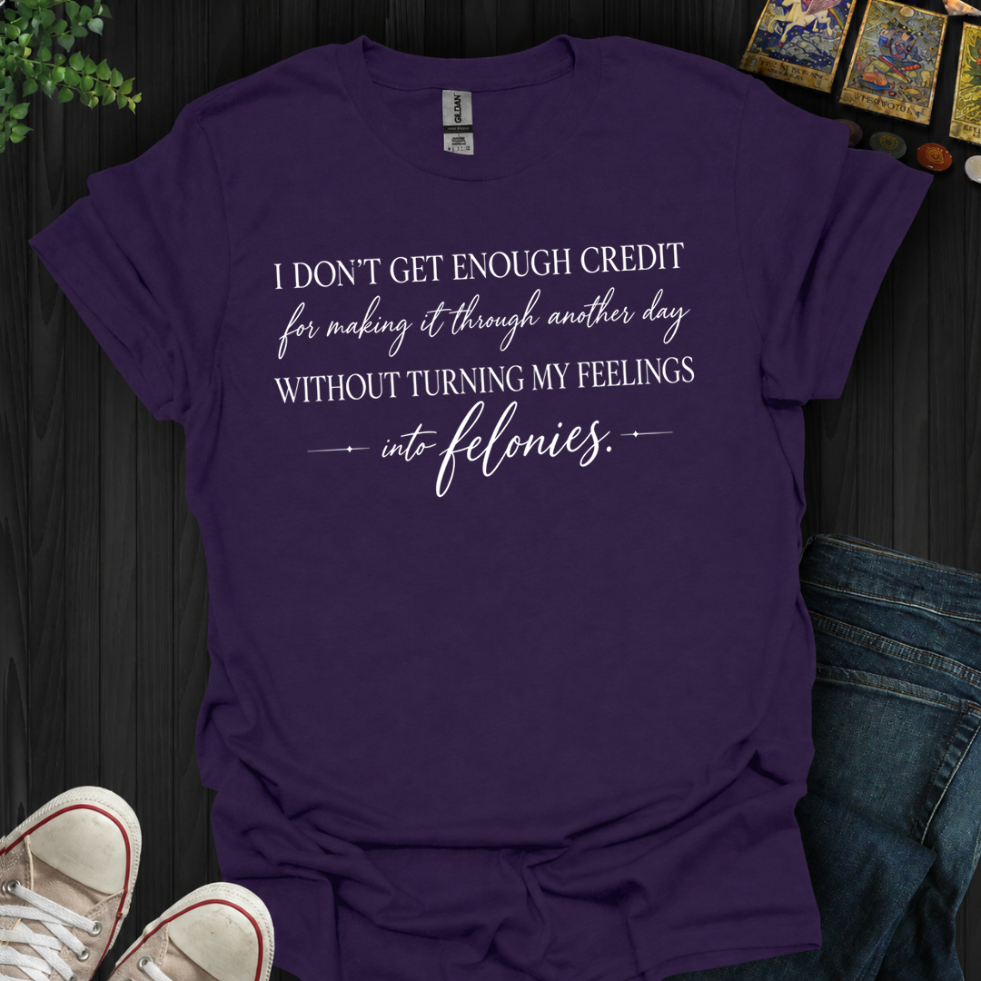 Turning My Feelings Into Felonies- T-Shirt
