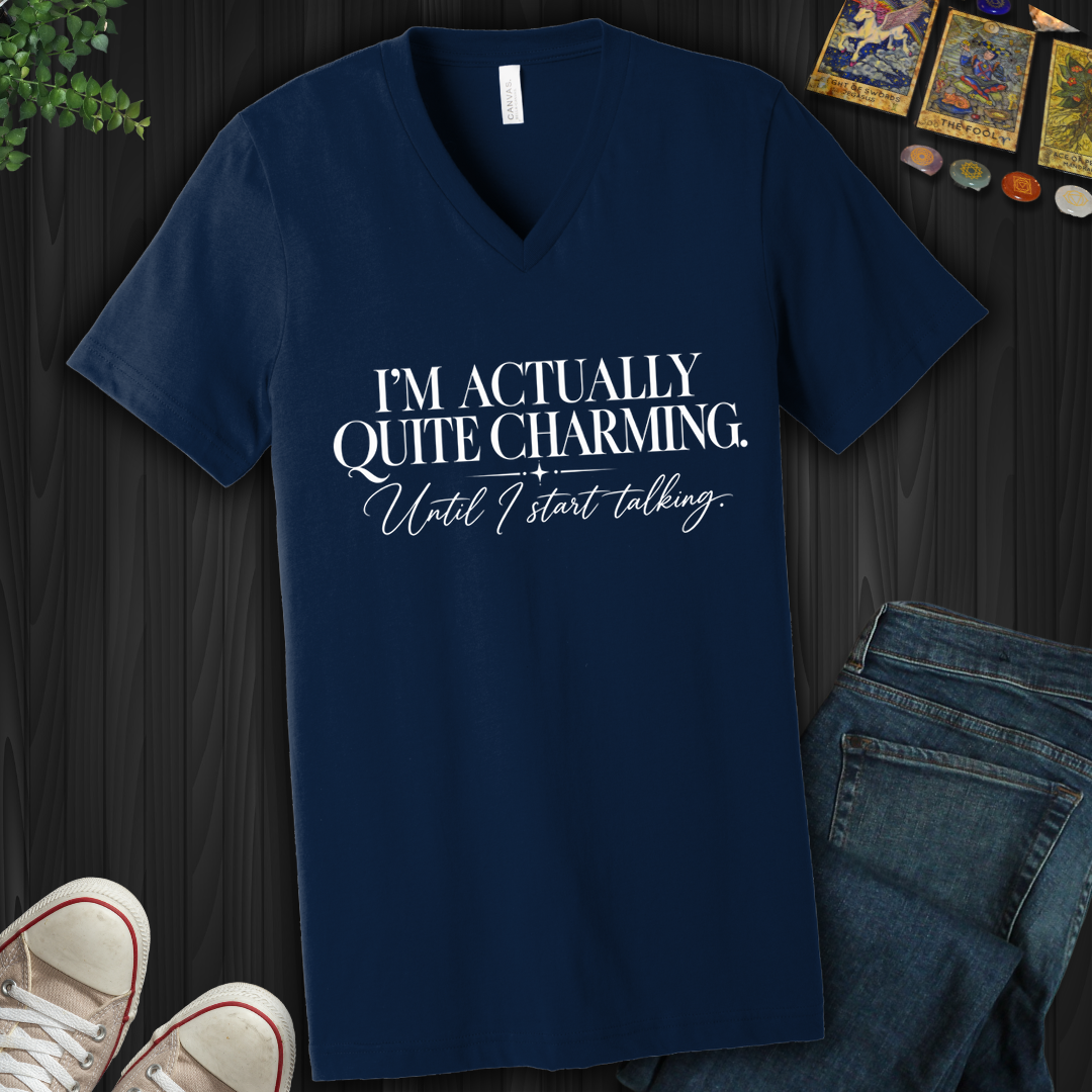 Until I Start Talking- V-Neck