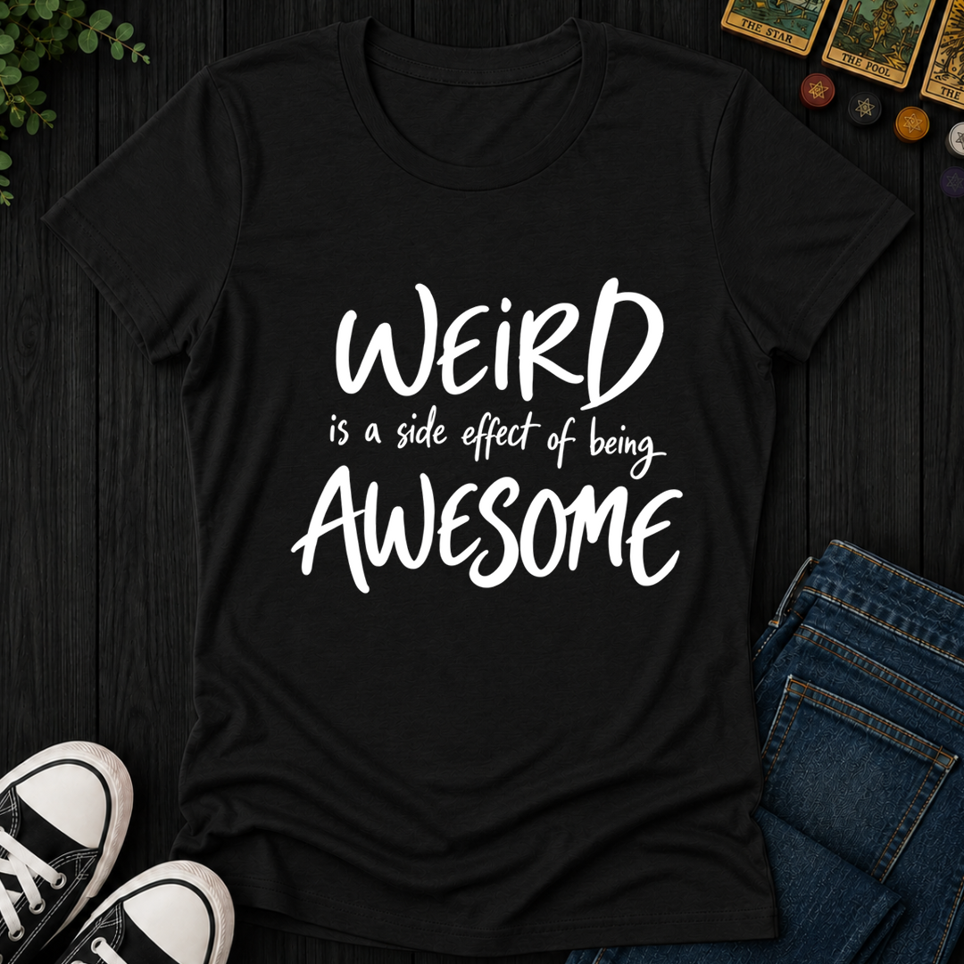 Side Effect Of Being Awesome- Women's Fitted Tee