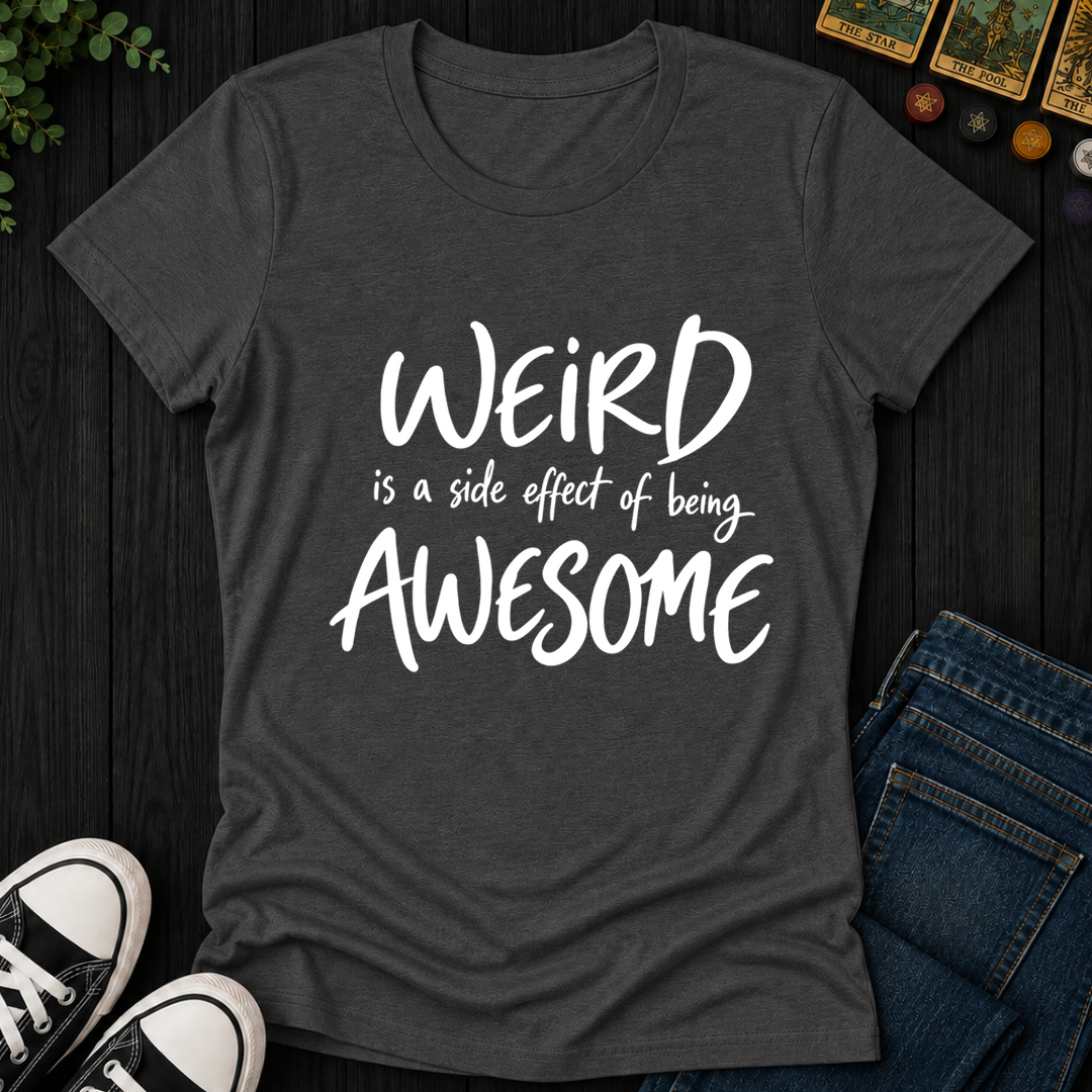 Side Effect Of Being Awesome- Women's Fitted Tee