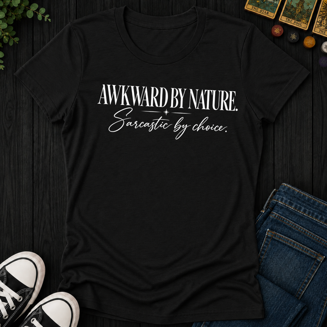 Sarcastic By Choice- Women's Fitted Tee