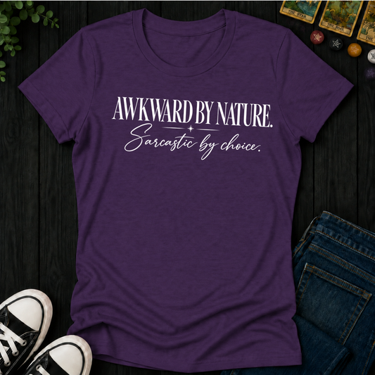 Sarcastic By Choice- Women's Fitted Tee