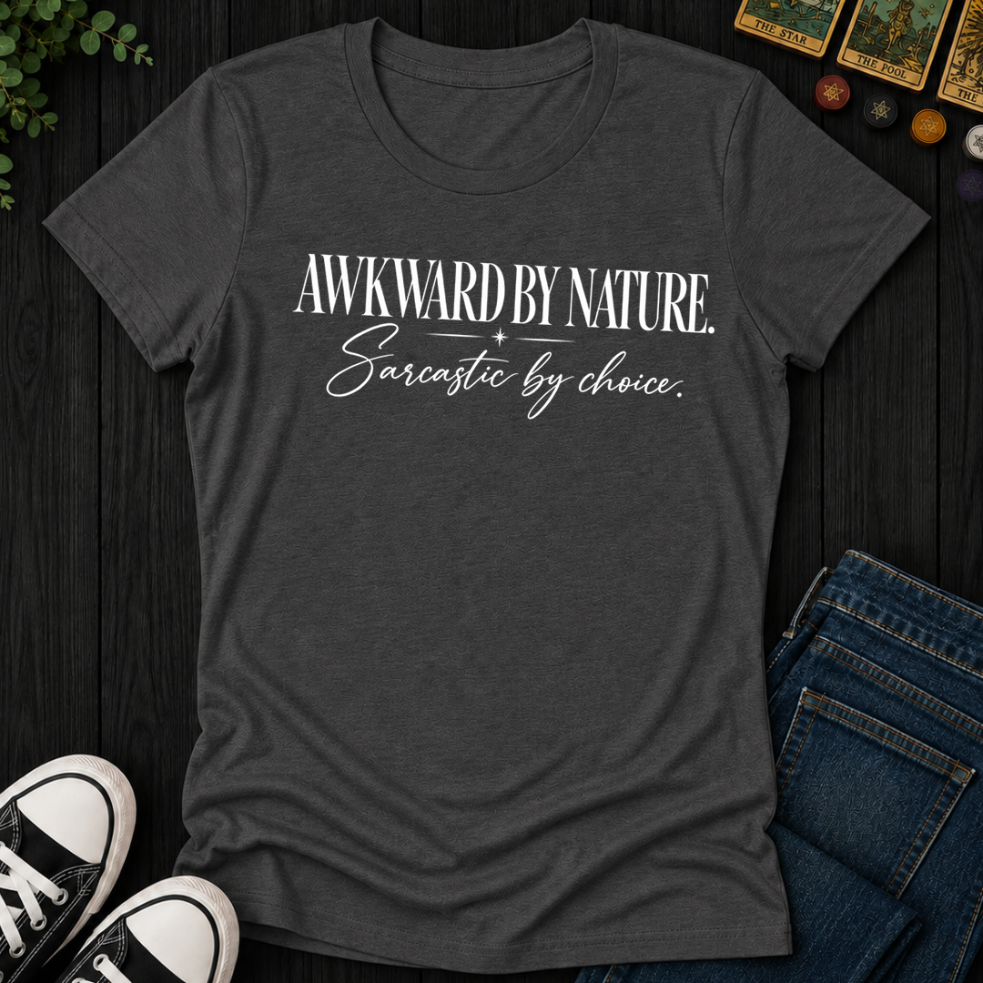 Sarcastic By Choice- Women's Fitted Tee