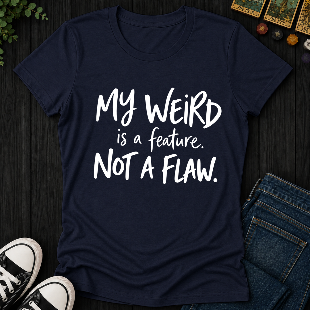 Not A Flaw- Women's Fitted Tee
