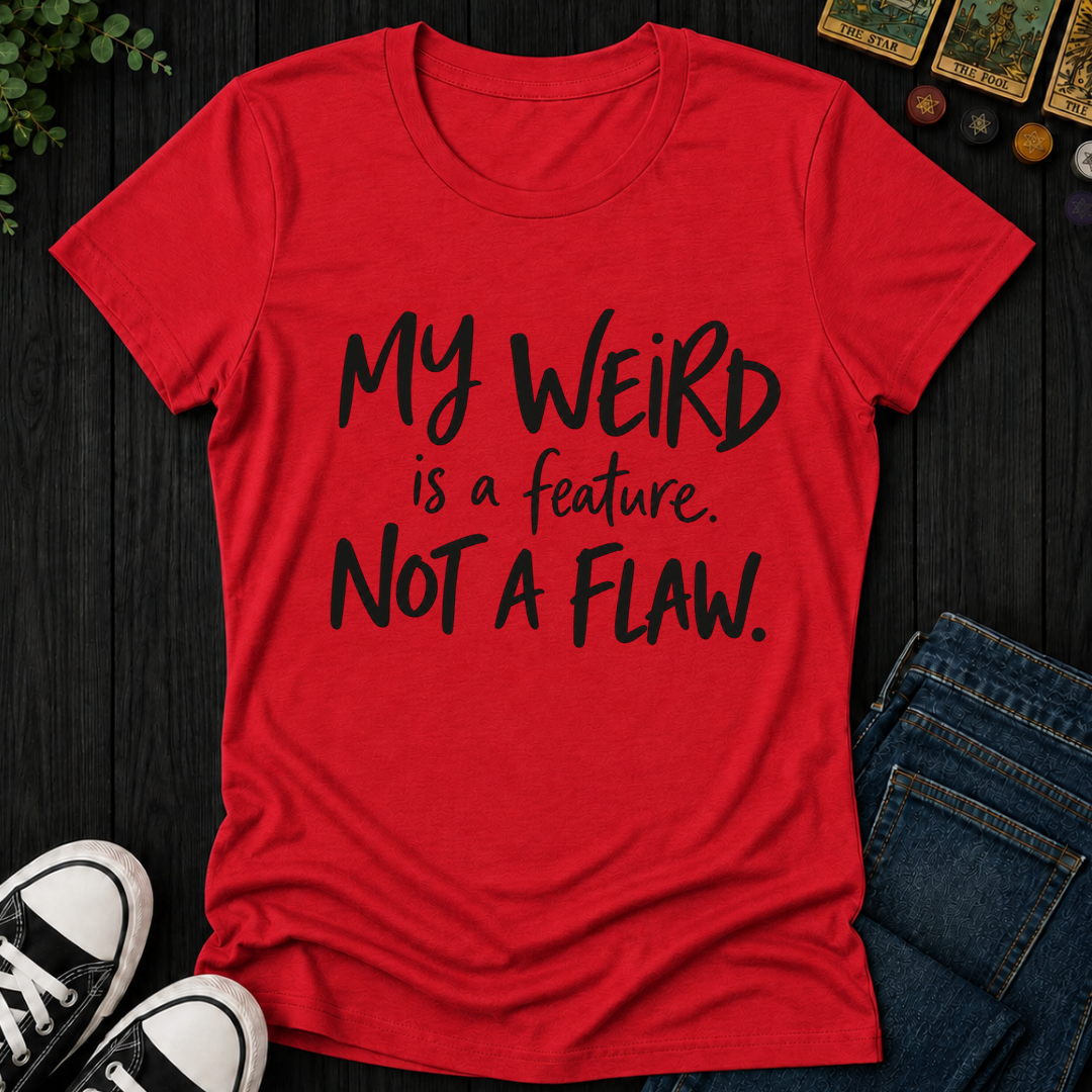 Not A Flaw- Women's Fitted Tee